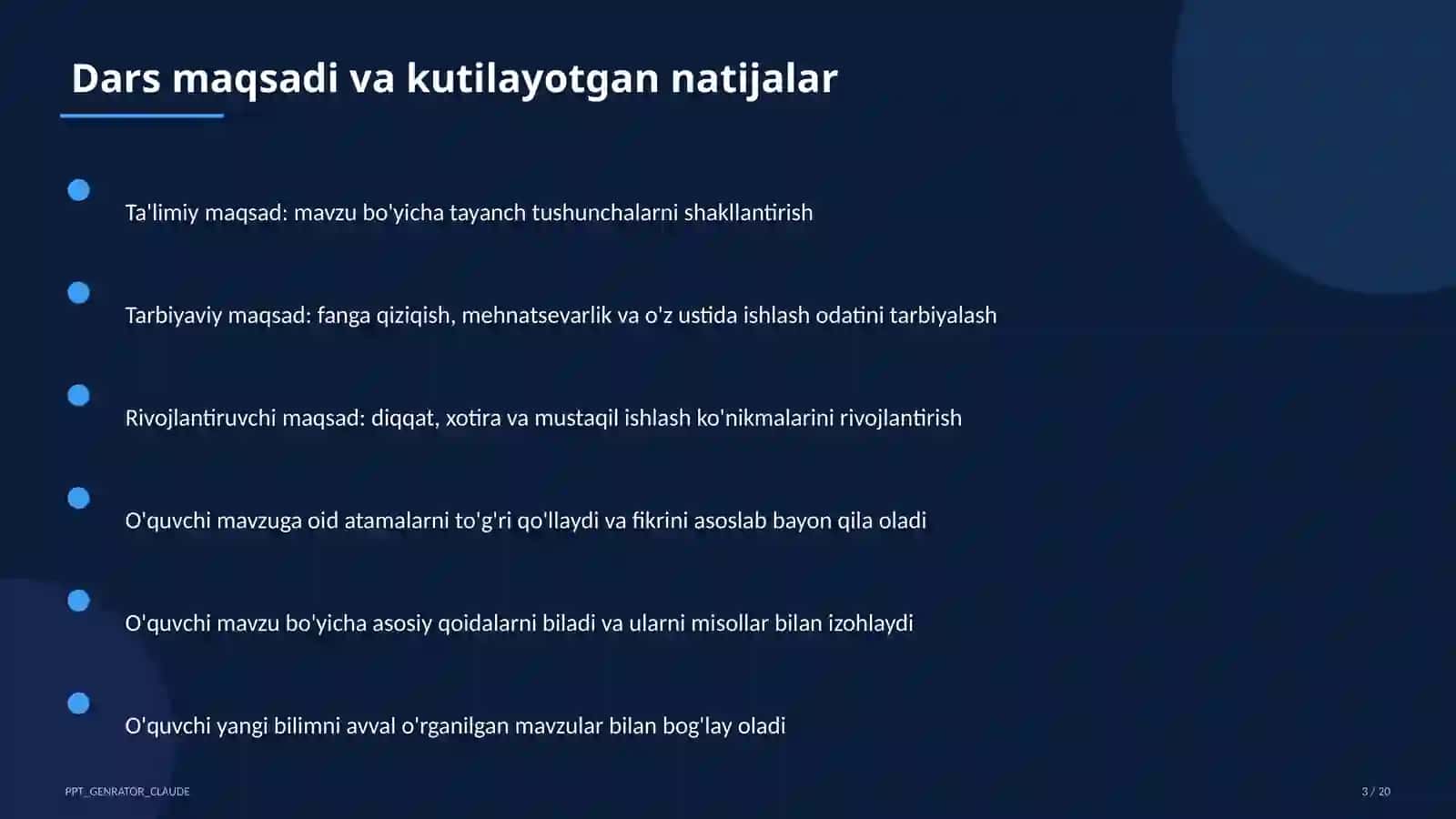 Hayot yo'lini tanlash: maqsad va reja (11-sinf) 3