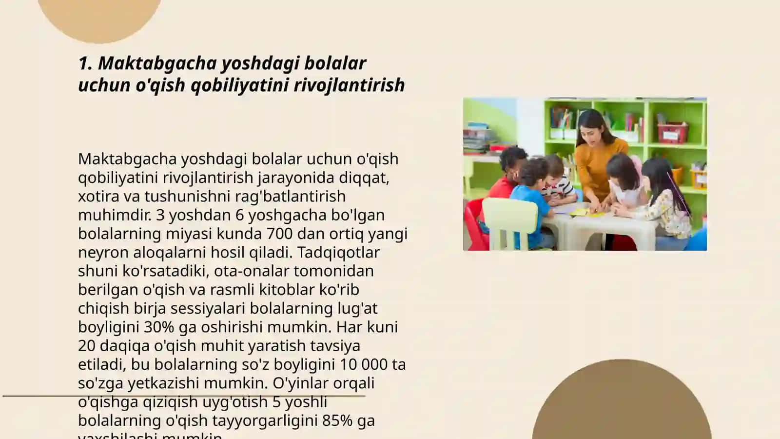 Maktabgacha yoshdagi bolalarni o'qish va savodga tayyorlash 3