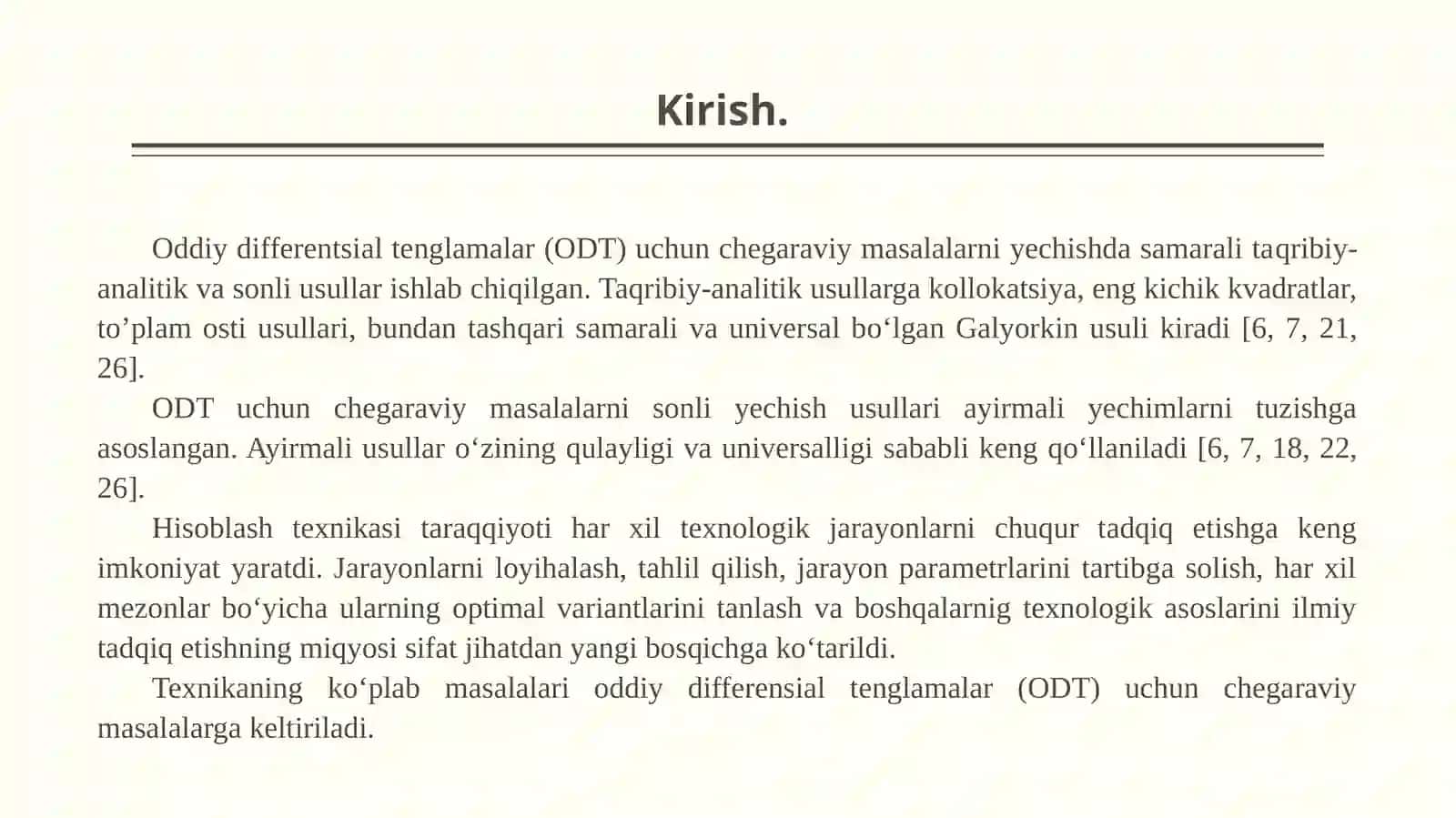 Differensial tenglamalar haqida asosiy tushunchalar 3