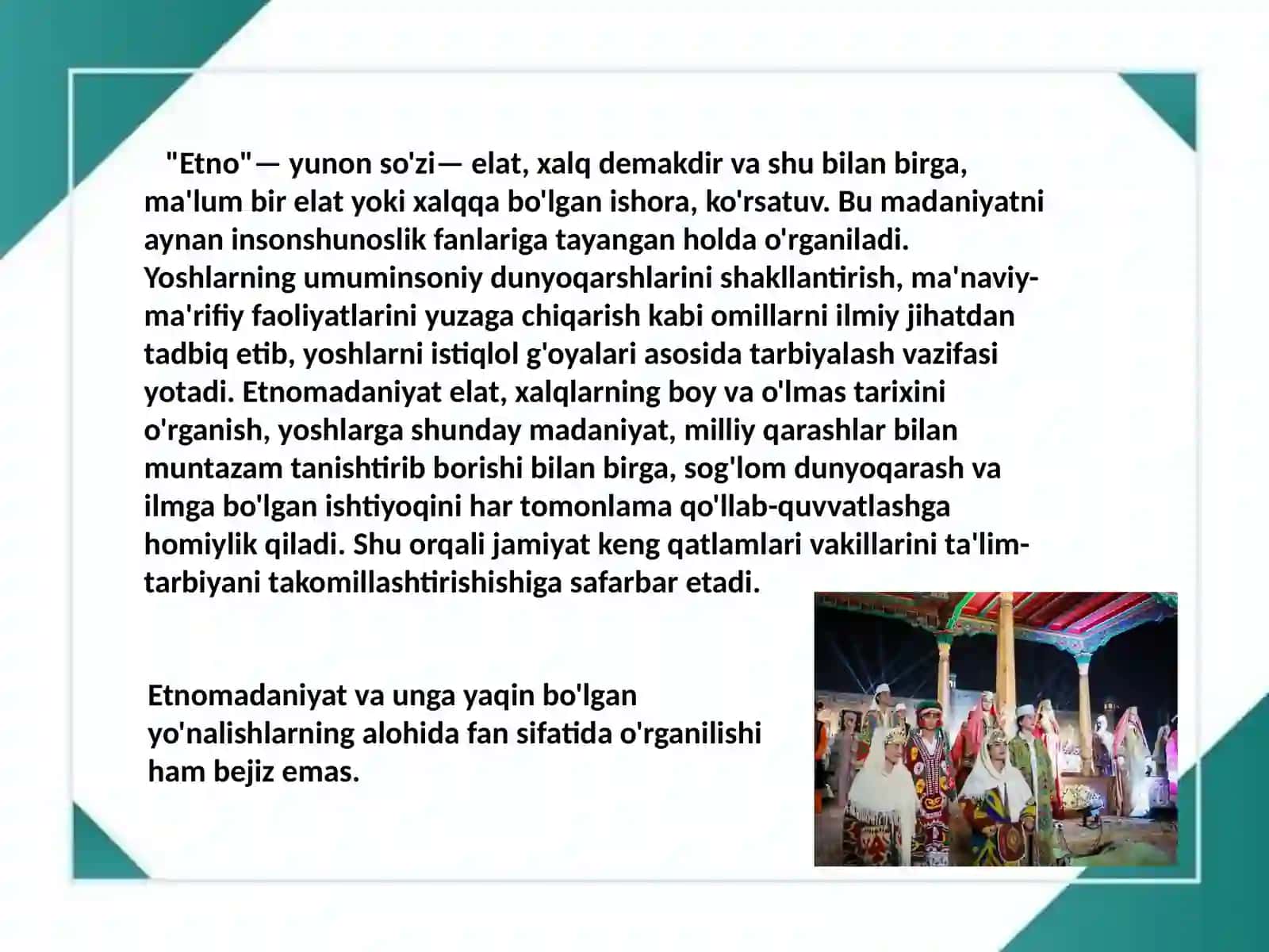 Etnomadaniy meros va undagi transformatsion jarayonlar 3