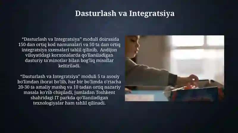 Dasturlash va Integratsiya 3
