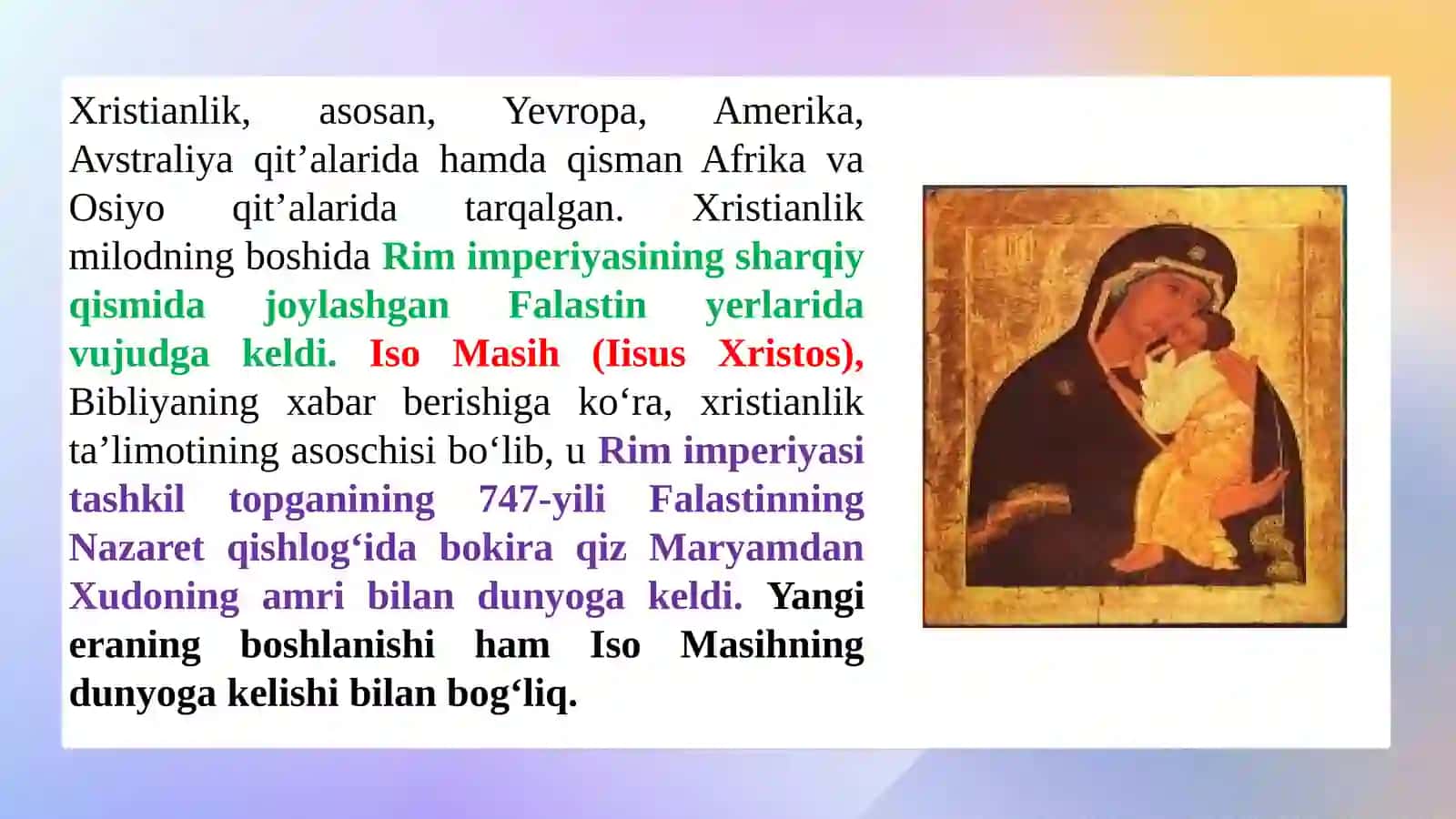 Xristianlinlik dinining pravoslav mazhabi 3