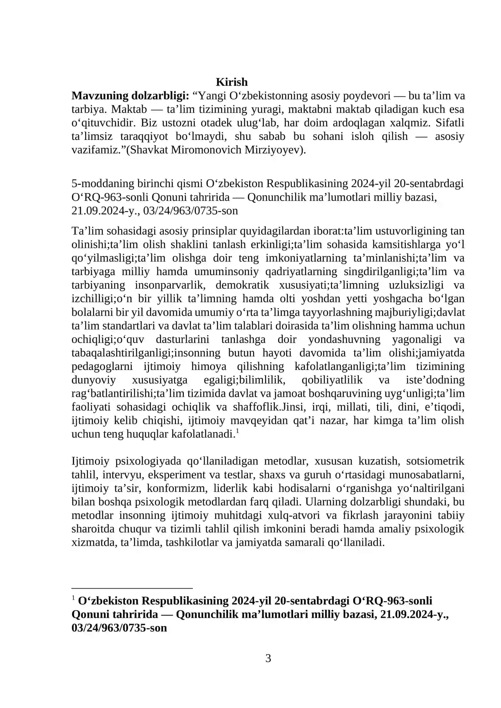 Ijtimoiy psixologiyada qoʻllaniladigan metodlarning oʻzga psixologiya metodlaridan farqi 3