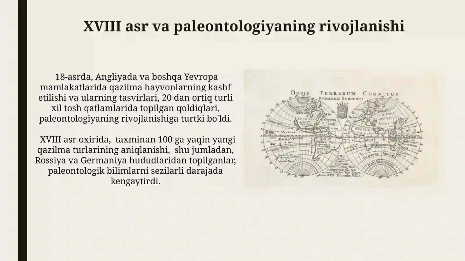 Paleontologiya fanining shakllanishi, predmeti, vazifalari, kategoriyalari 3