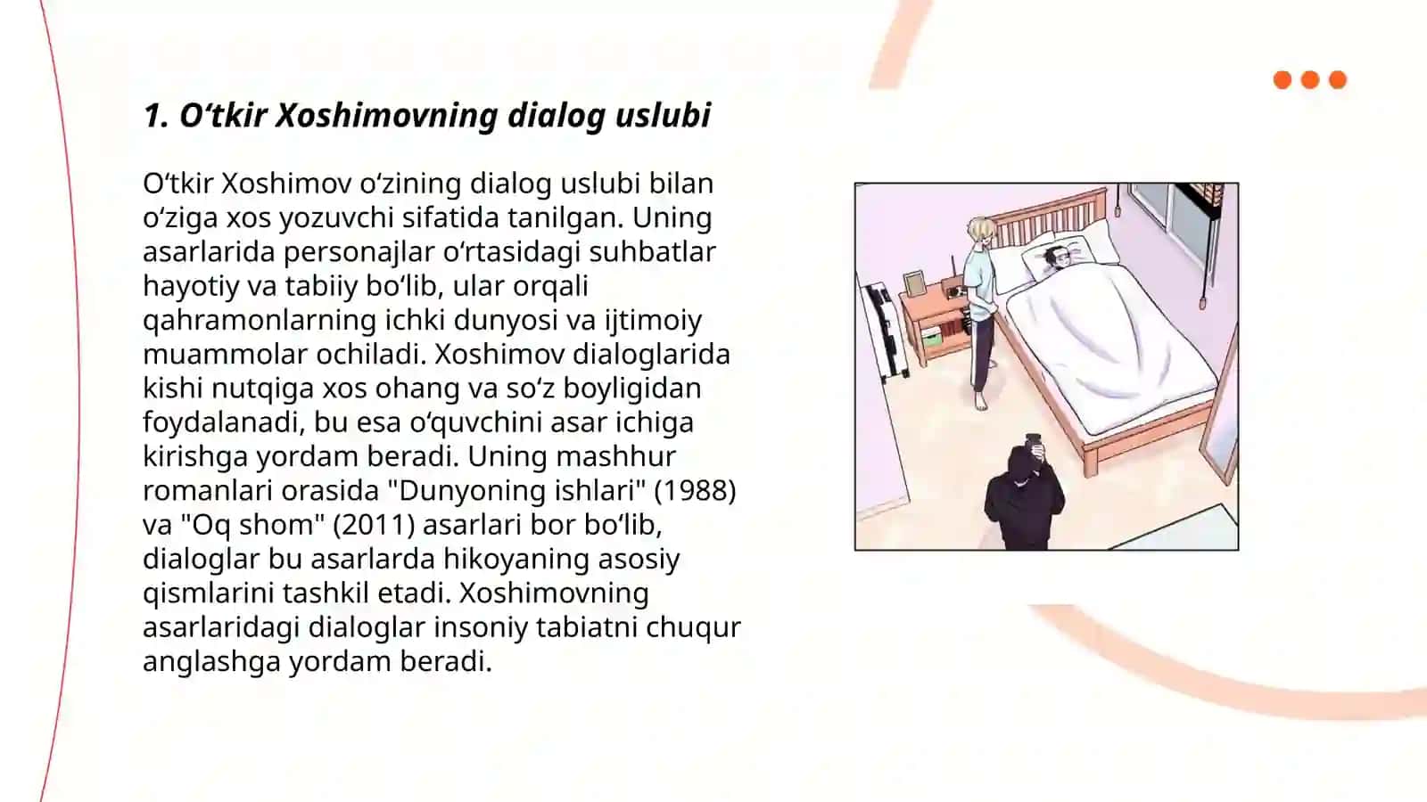 O‘tkir Xoshimov Ijodida Dialoglarning qo‘llanilishi 3