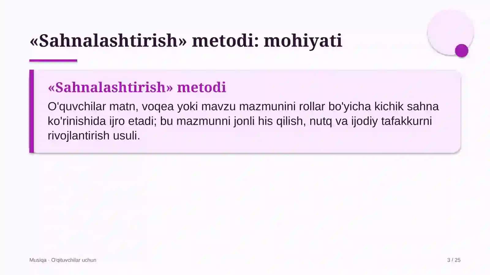 musiqa darslarida sahnalashtirish metodidan foydalanish 4258 3