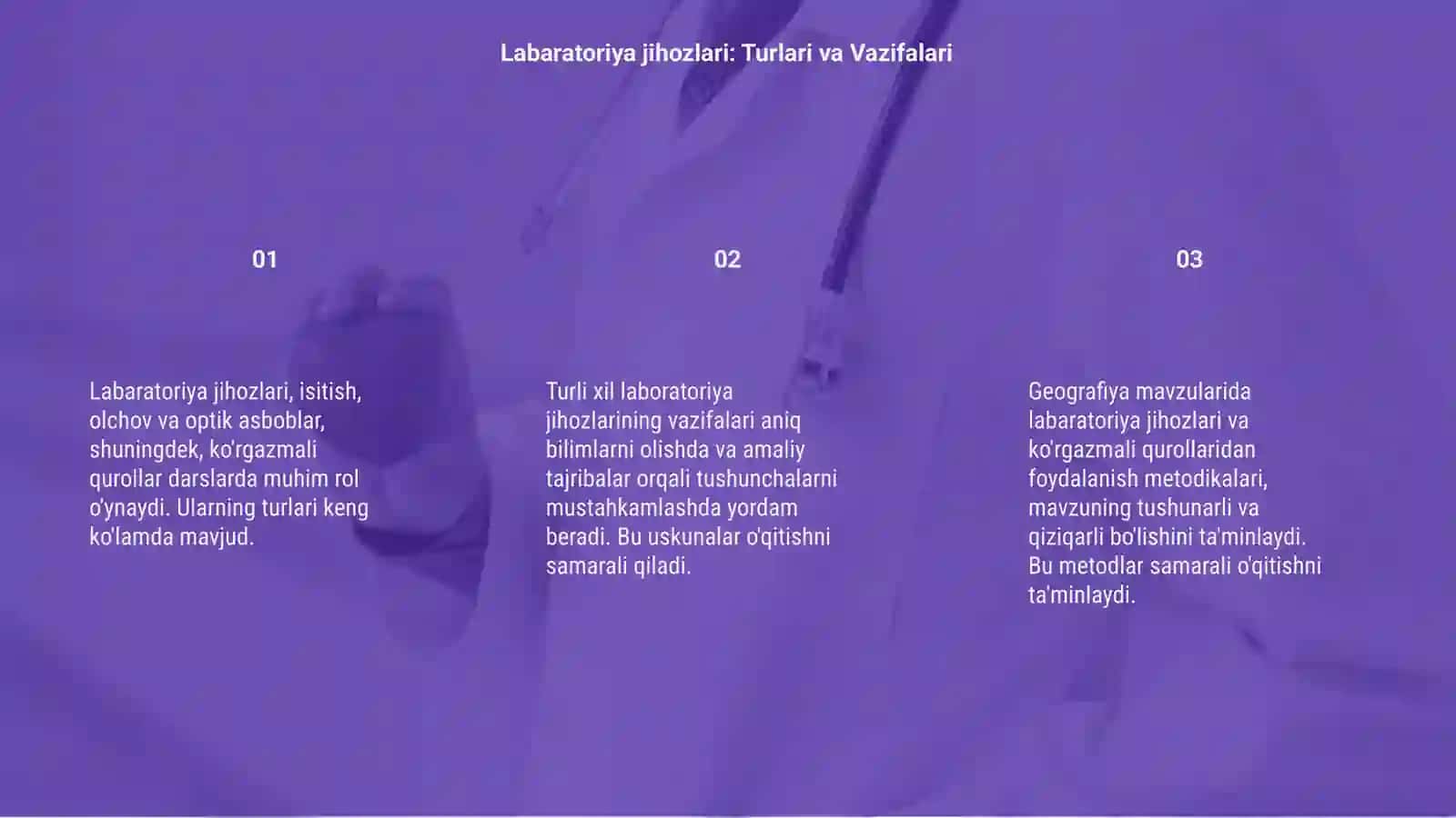 Labaratoriya jihoz (isitish, òlchov, optik asbob)lari 3