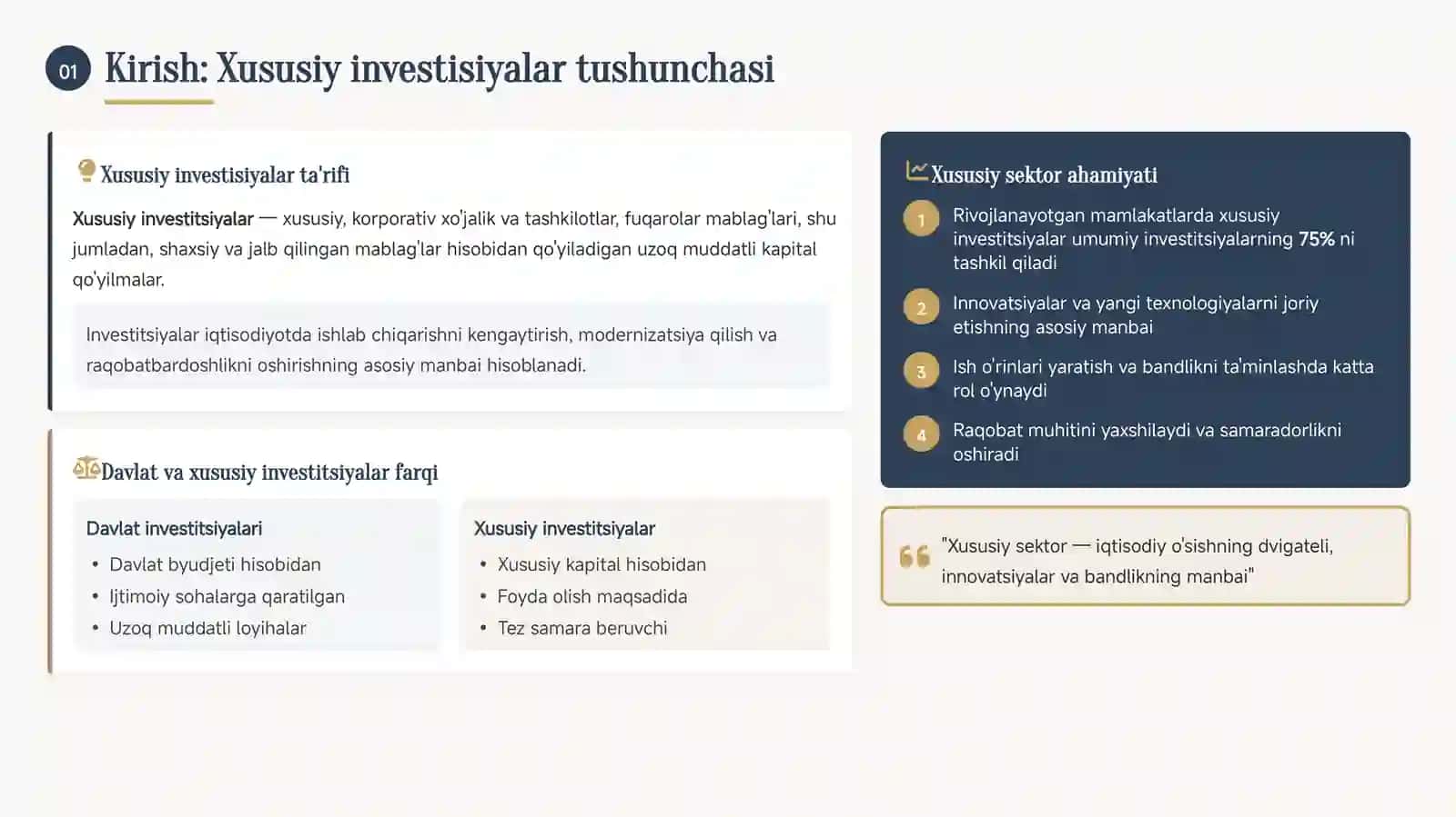 Investitsiya va real sektor 3