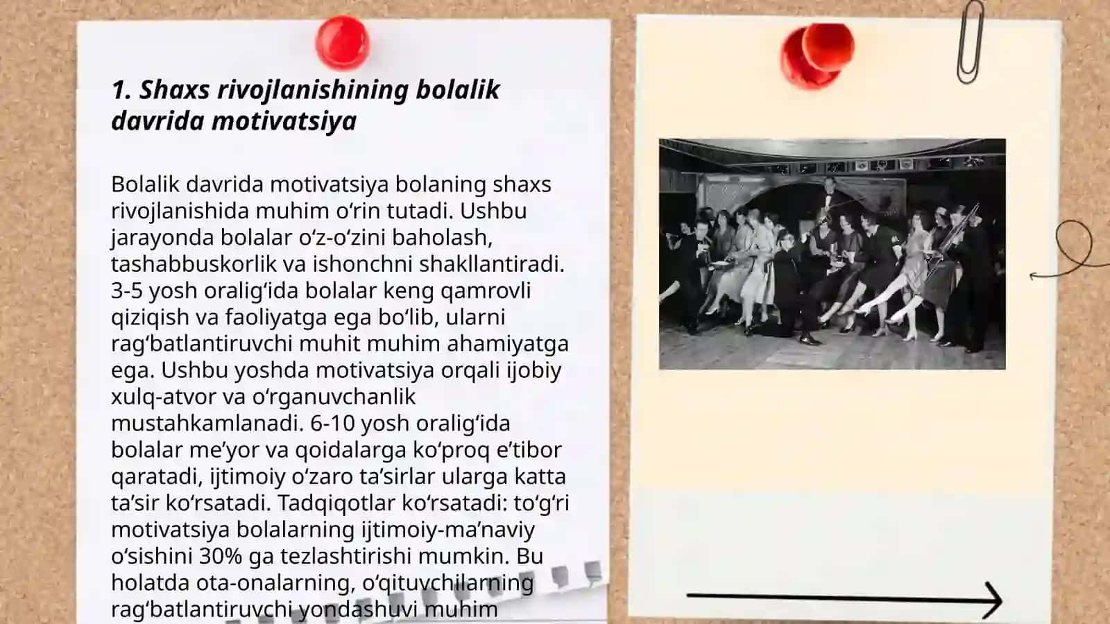 Shaxs rivojlanishining turli davrlarda motivatsion jarayonining ahamiyati 3