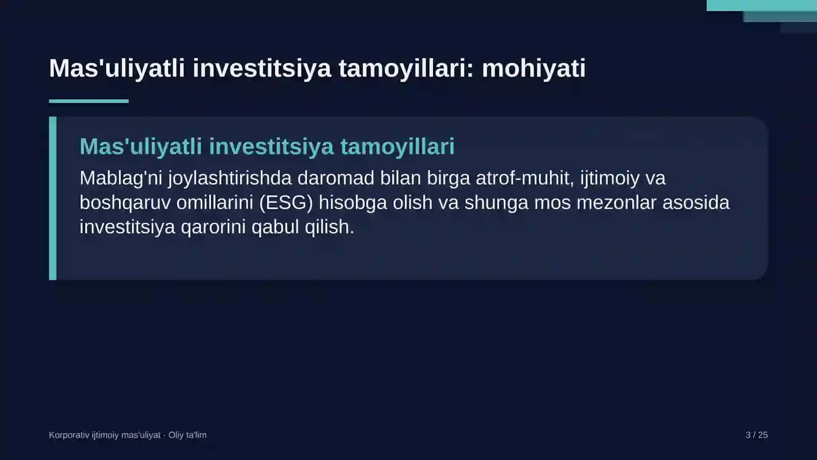 gaz qazib olishda mas'uliyatli investitsiya tamoyillarini qo'llash 5223 3