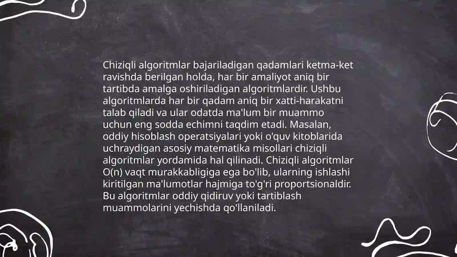 Algoritm turlari va tasvirlash usullari 3