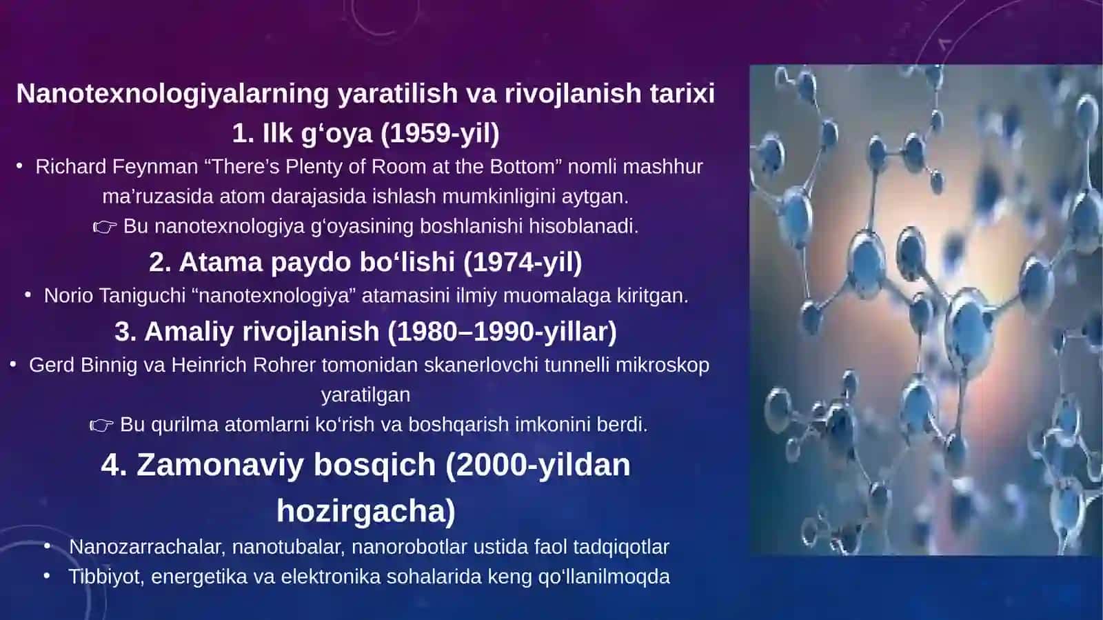 Nanotexnologiyalar haqida umumiy ma'lumot 3