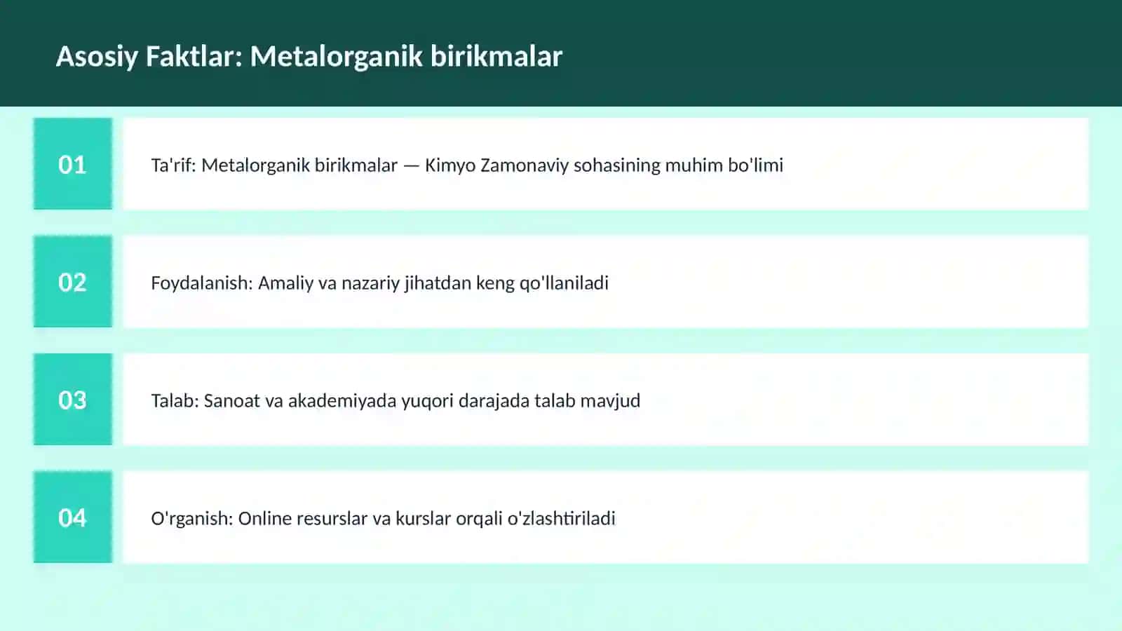 Metalorganik birikmalar 3