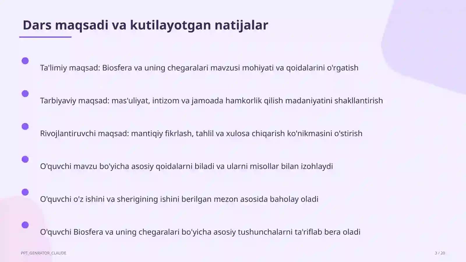 Biosfera va uning chegaralari (10-sinf) 3