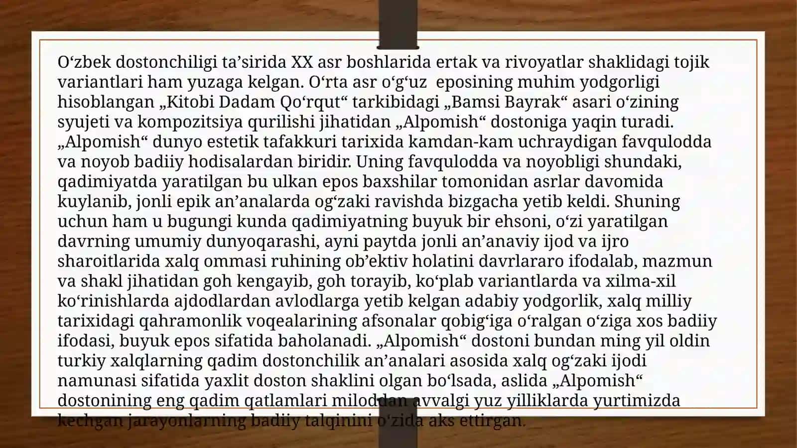 ALPOMISH DOSTONI HAQIDA 3