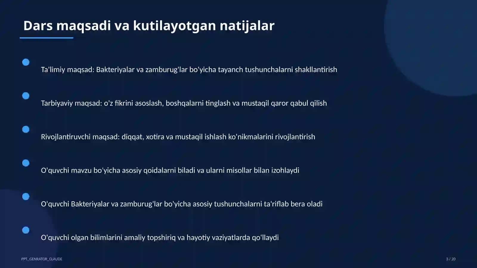Bakteriyalar va zamburug'lar (6-sinf) 3