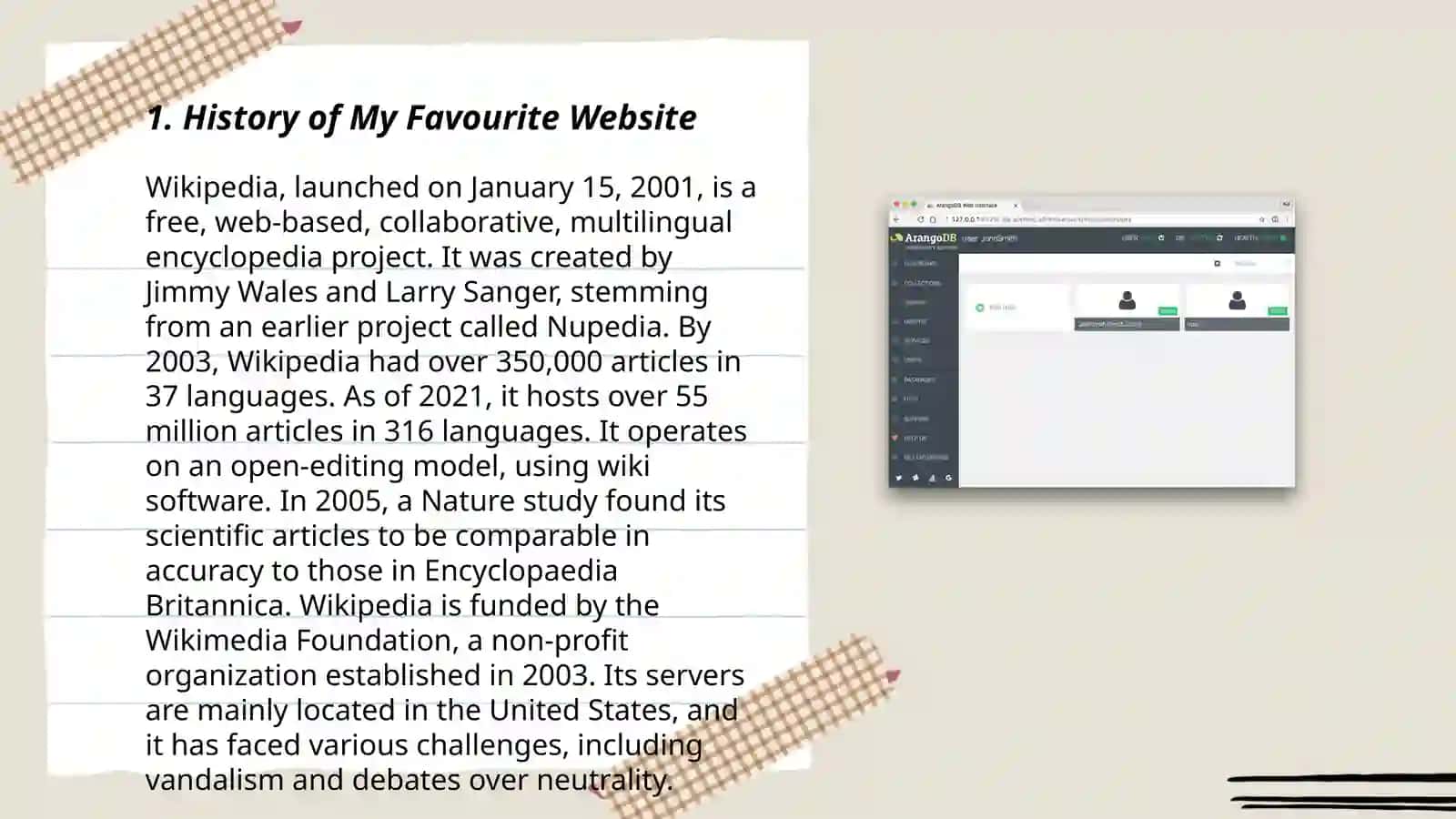 My favourite wepsite 3