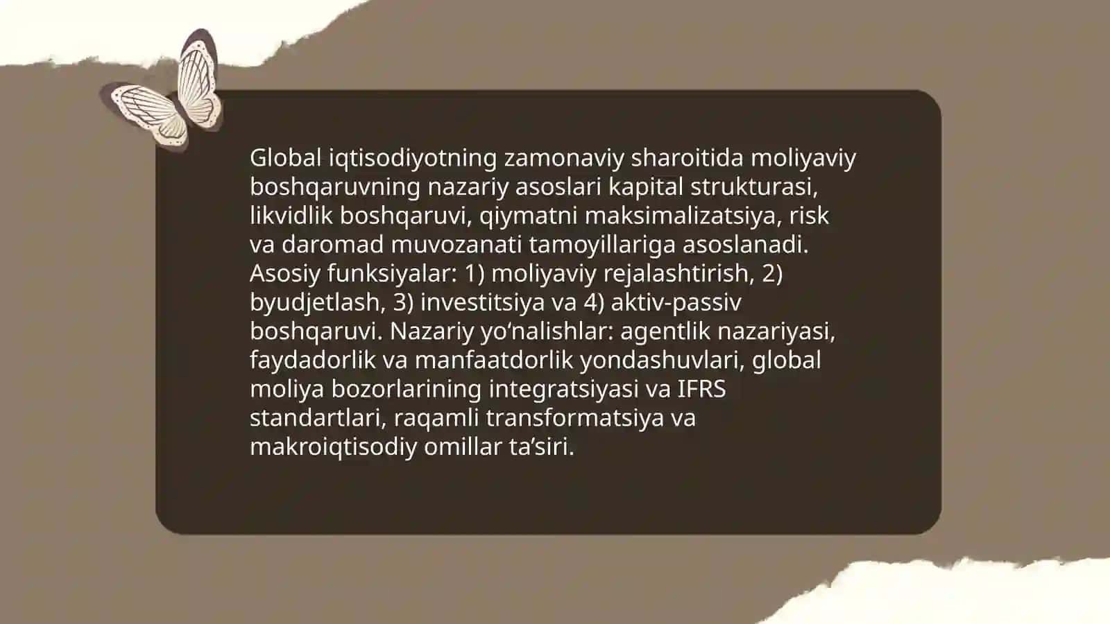 Global iqtisodiyotning zamonaviy sharoitida moliyaviy boshqaruv 3