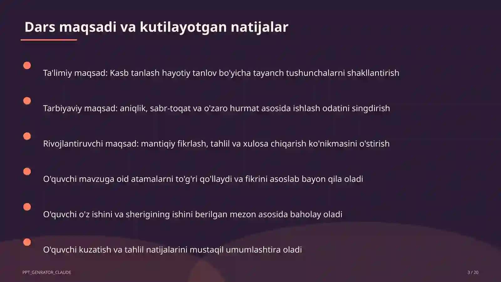 Kasb tanlash hayotiy tanlov (9-sinf) 3