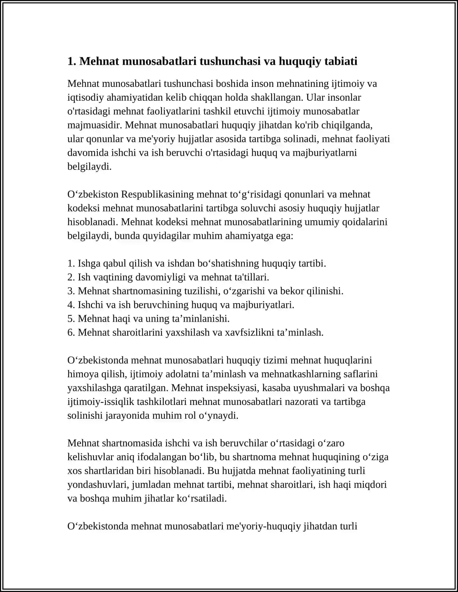 MENNAT MUNOSABATLARI VA UNING OZBEKISTONDA TARTIBGA SOLINISHI 3