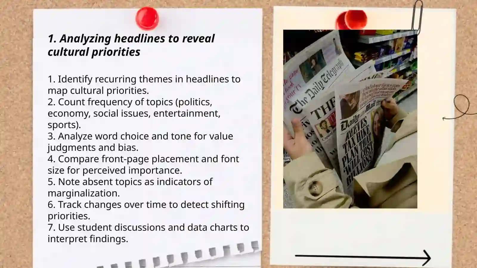 Materials for teaching culture:Newspapers 3