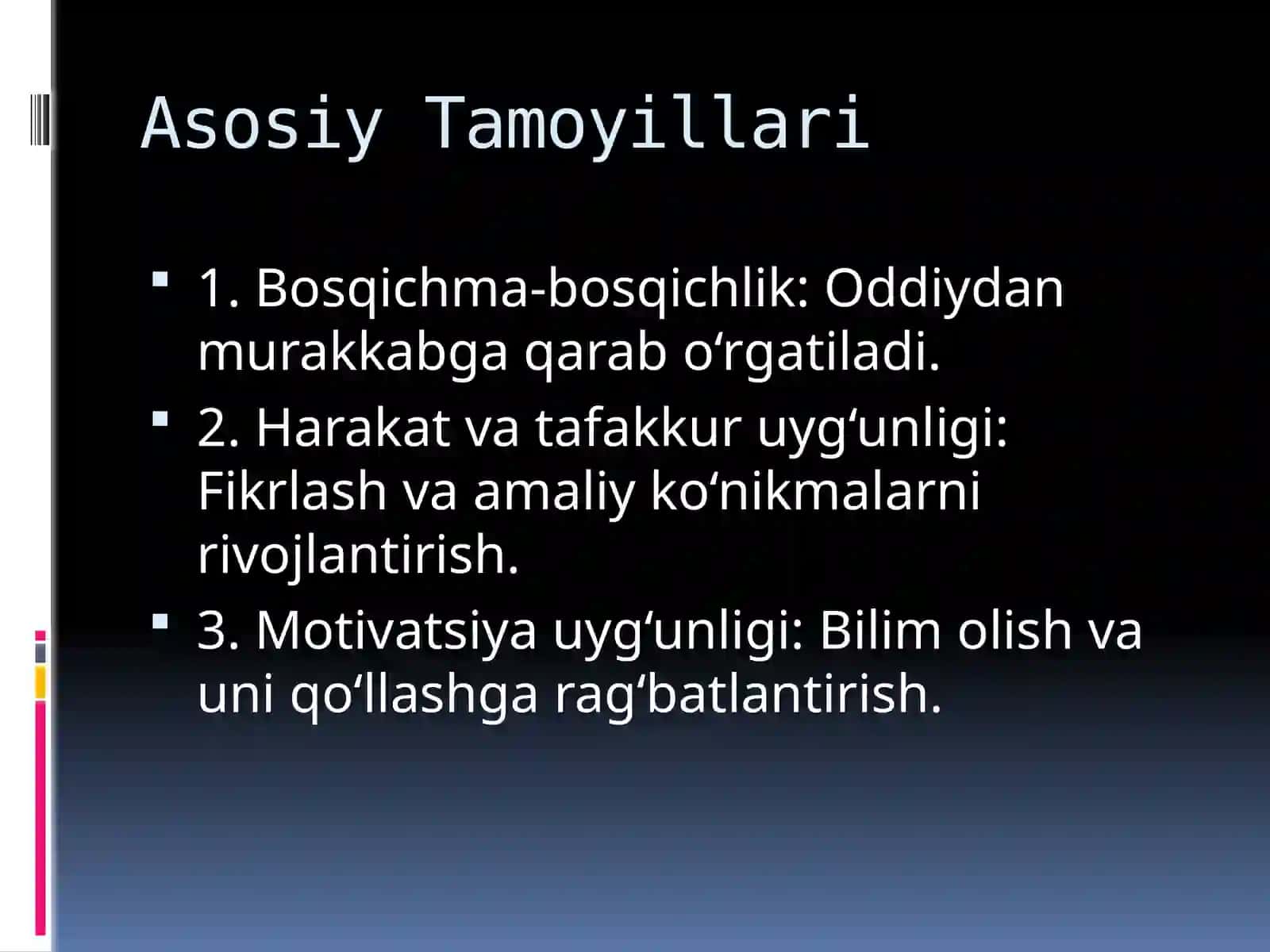 Sig‘un Usuli 3