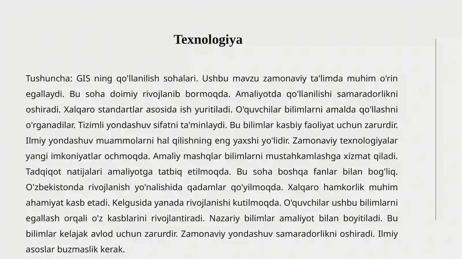 GIS QO'LLANILISHI 3