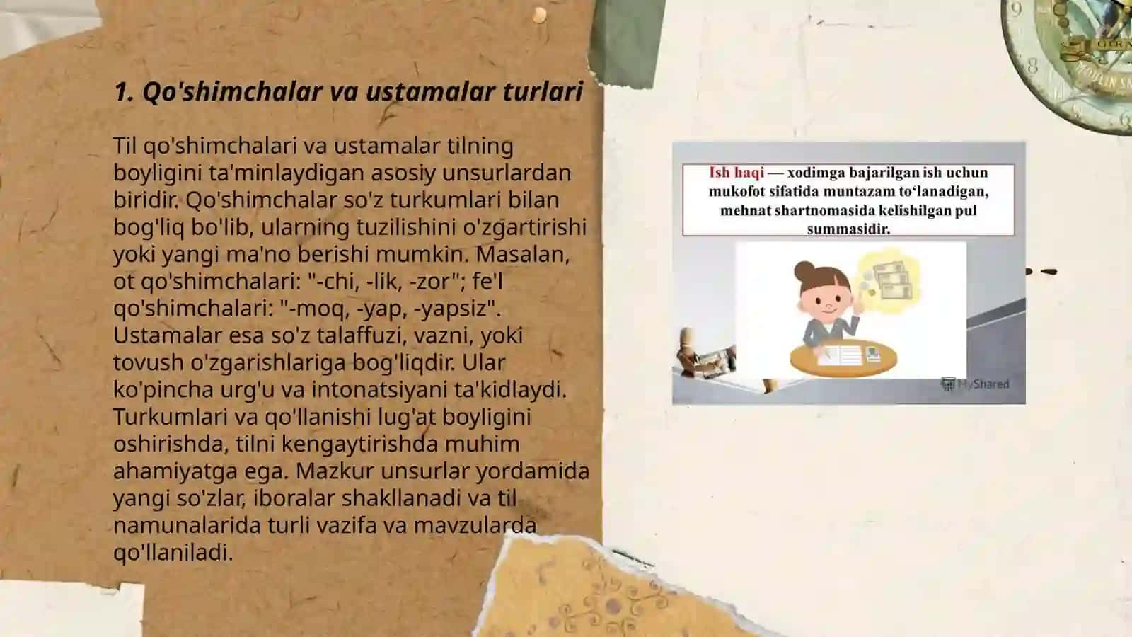 Qo'shimchalar va ustamalar 3