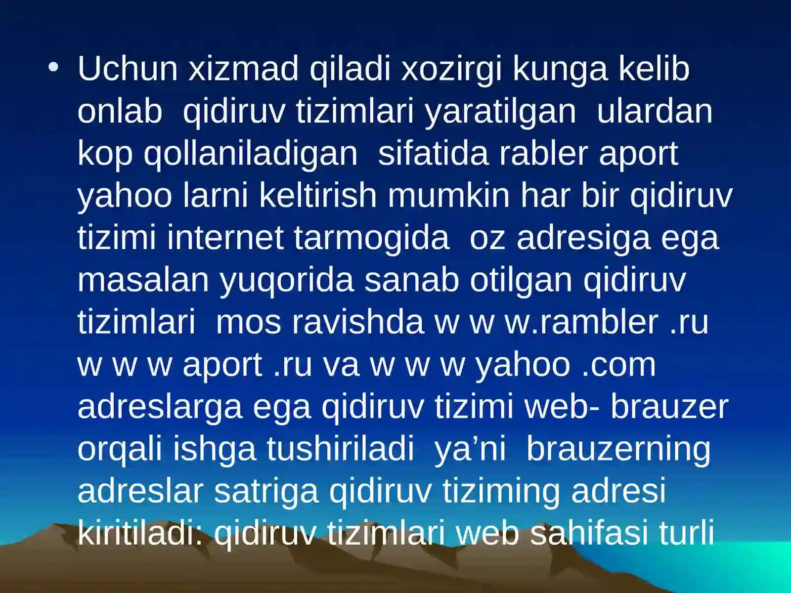 Internetda ma’lumotlarni izlash 3