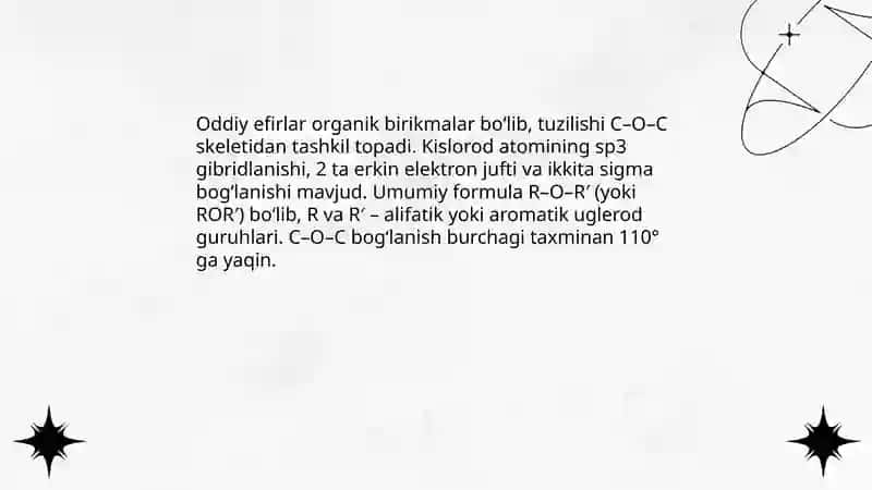 Oddiy va murakkab efirlar 3