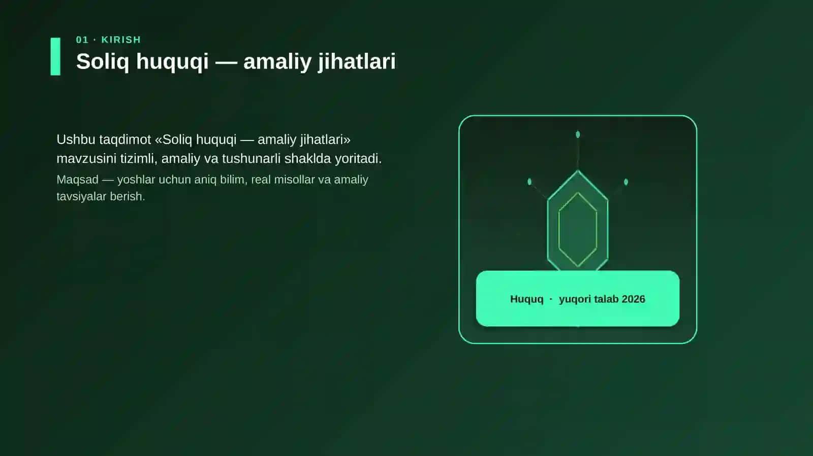 Soliq huquqi — amaliy jihatlari 3