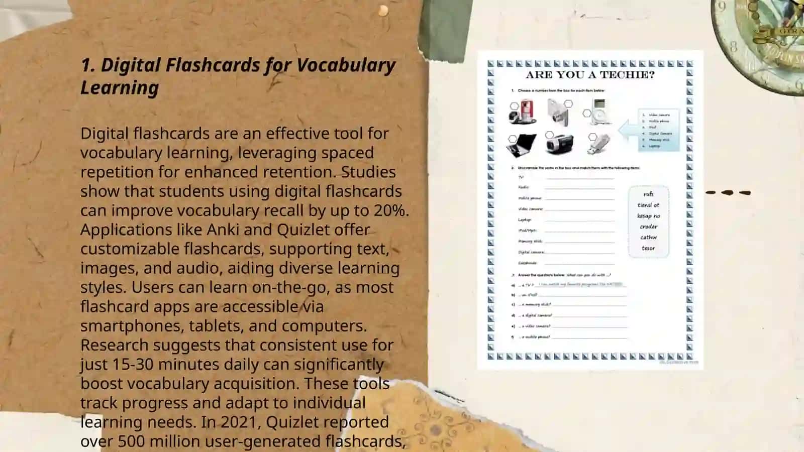 Technologies of teaching vocabulary 3