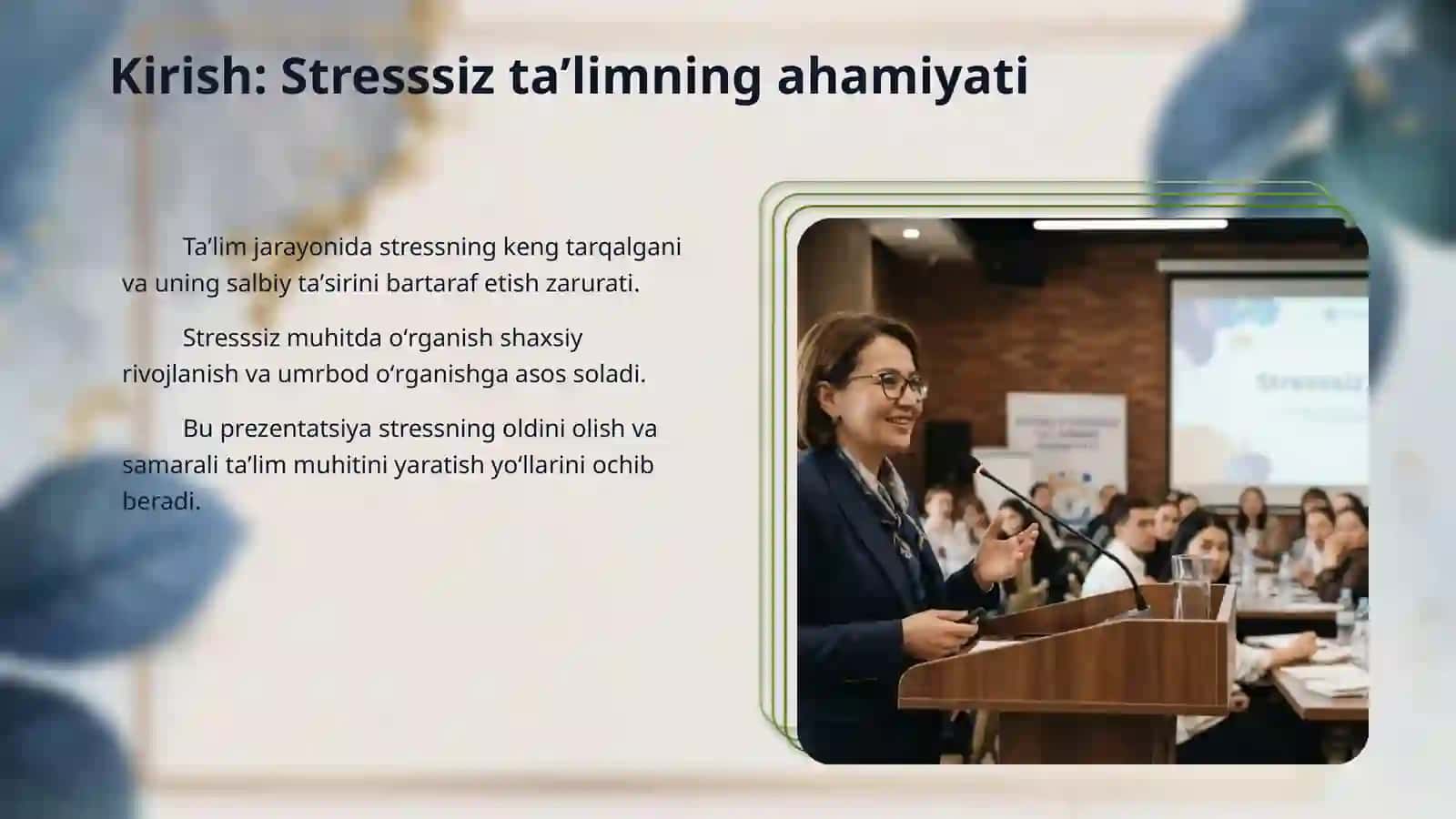 Stresssiz taʼlim -umriboqiy muallim 3