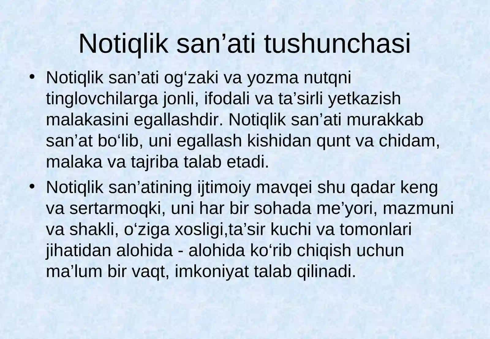 G'arb mutafakkirlarining notiqlik san'atiga doir o'gitlari 3