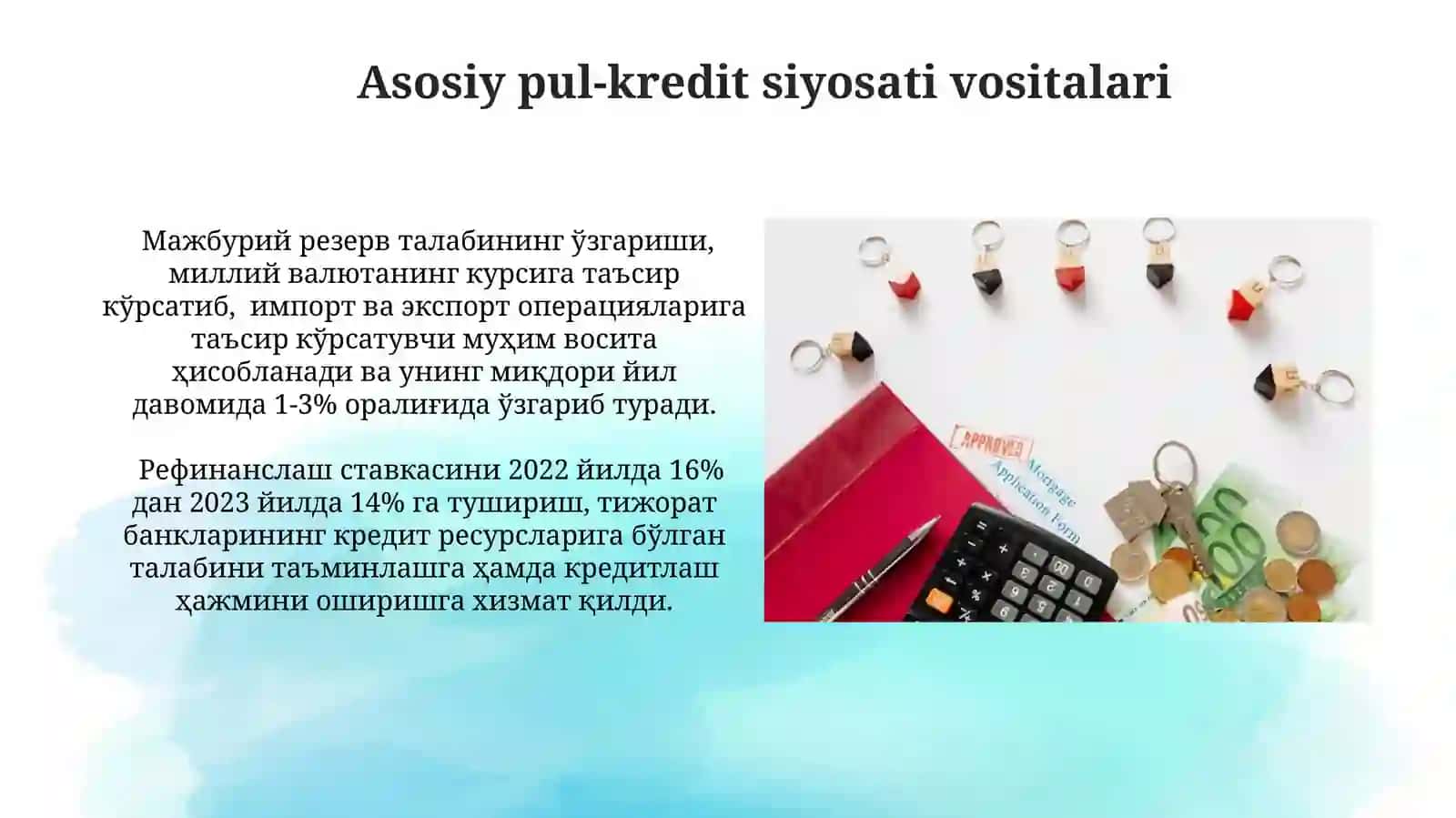 Oʼzbekistonda monetar siyosatning oʼziga xos xususiyatlari 3