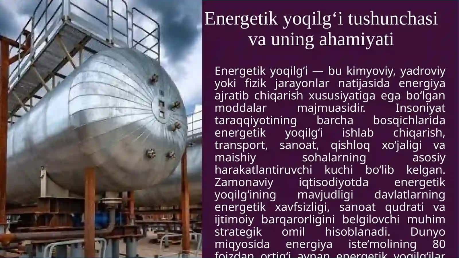 Energetik yoqilgʻi 3