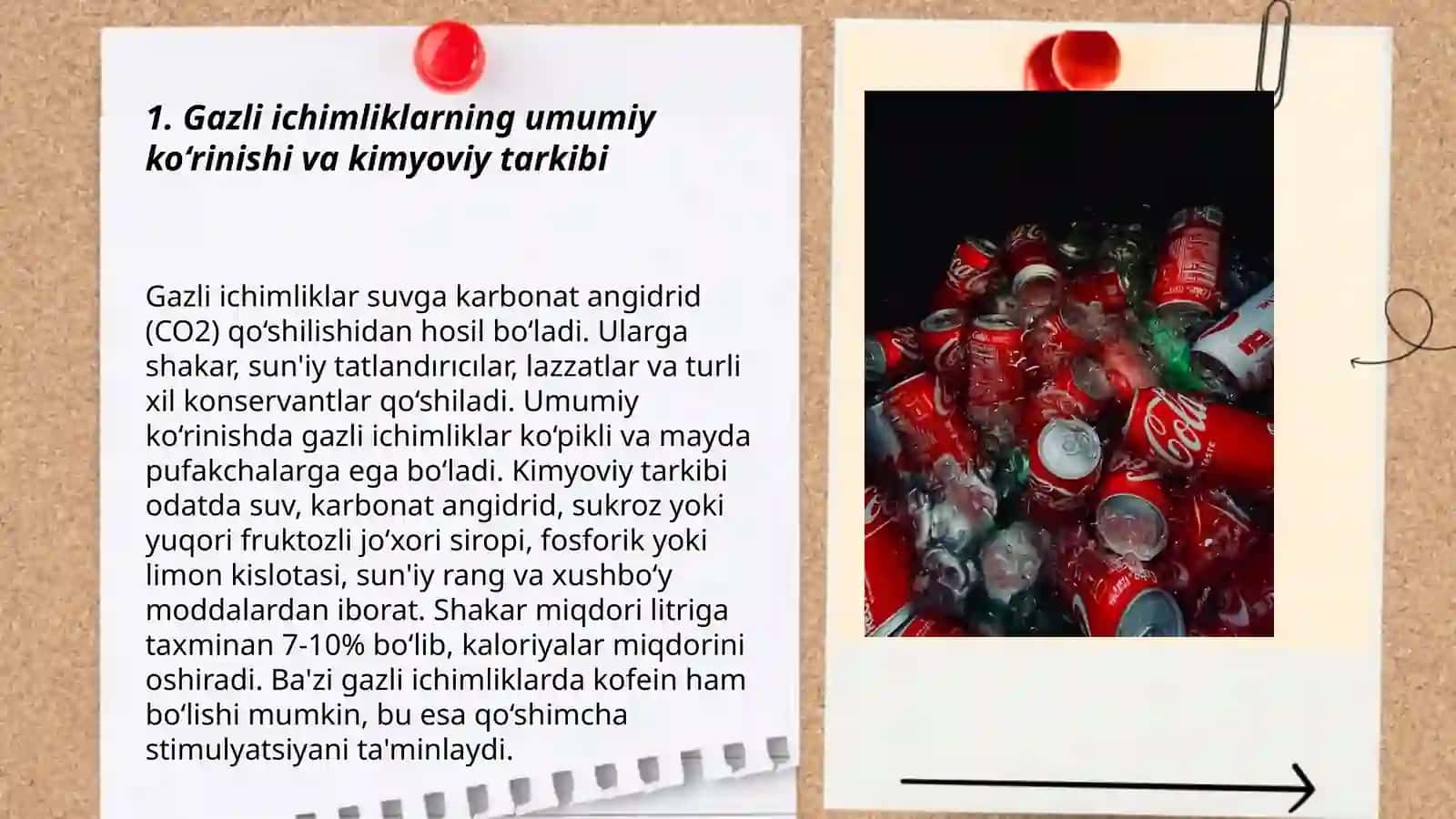 Gazli ichimliklarni inson salomatligiga taʼsiri, matematik tahlil qilish va meʼyorini aniqlash 3