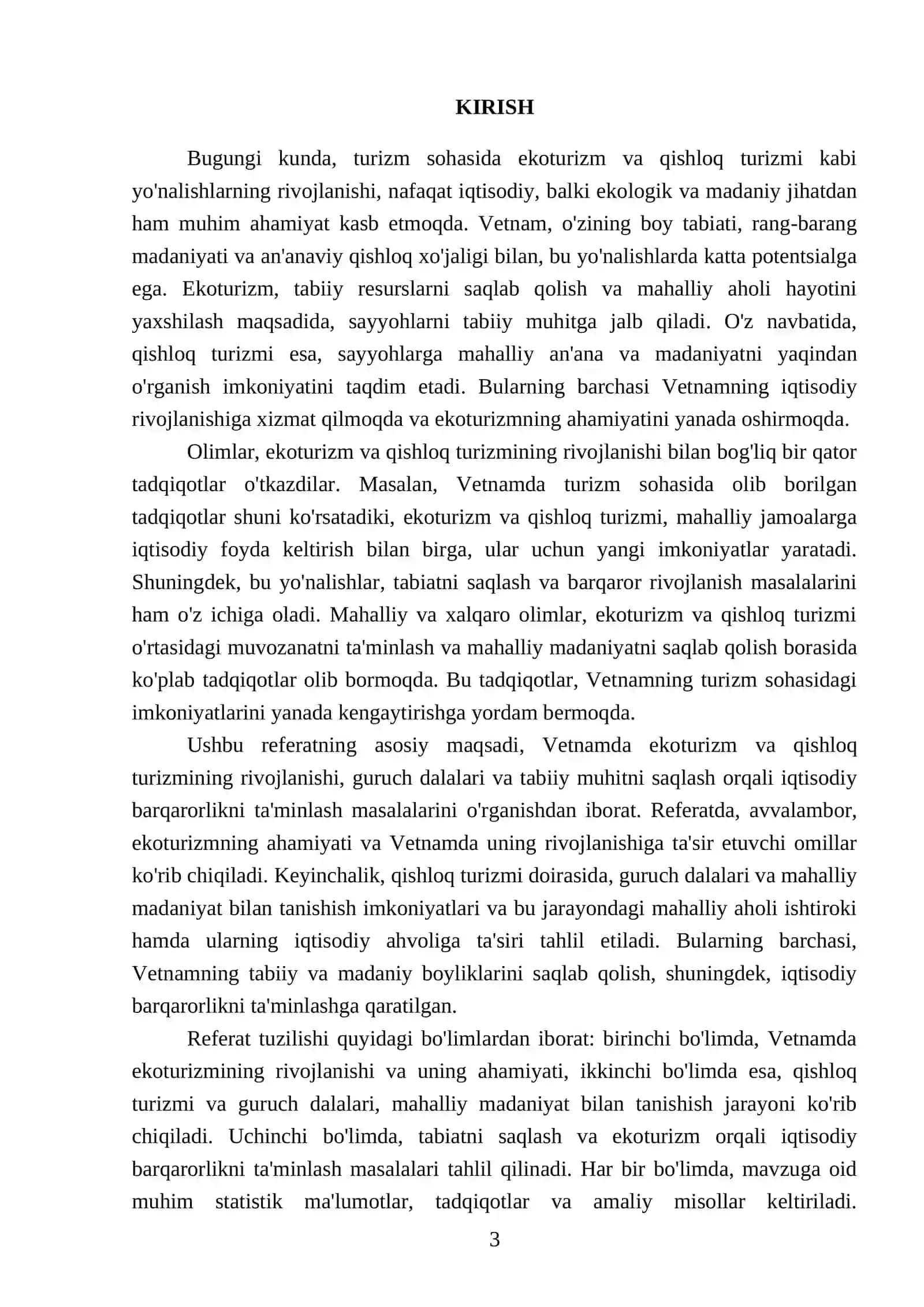 Vetnam ekoturizmi va qishloq turizmi. Guruch dalalari va tabiat 3