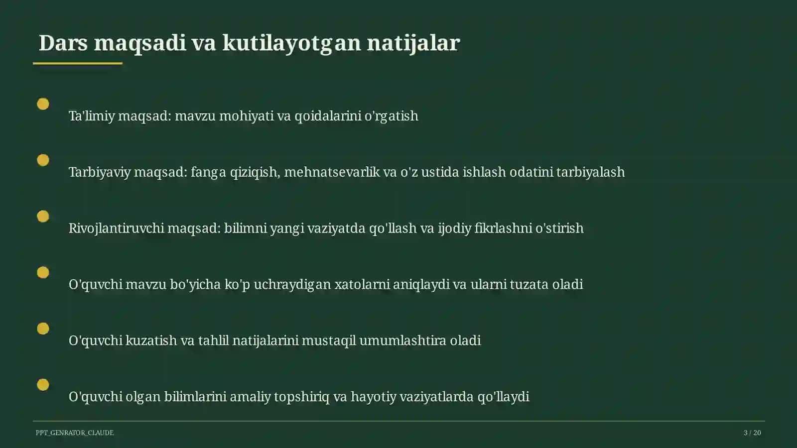 Umumjismoniy tayyorgarlik normativlari (10-sinf) 3