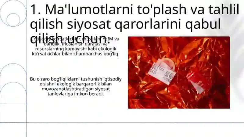 Iqtisodiy va Ekologik Ko'rsatkichlar 3