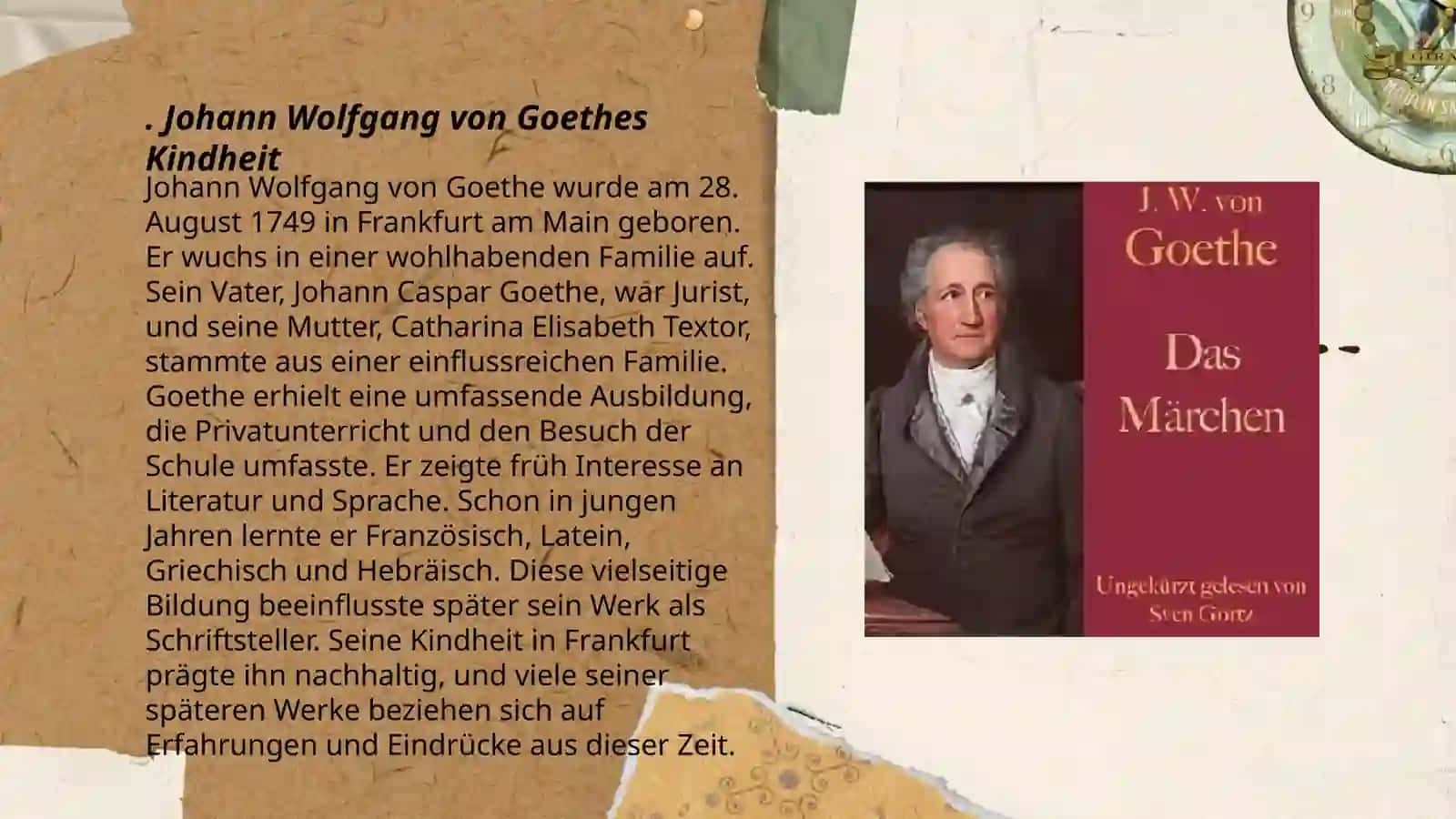 Johann Wolfgang von Goethe haqida ma'lumotlar 3