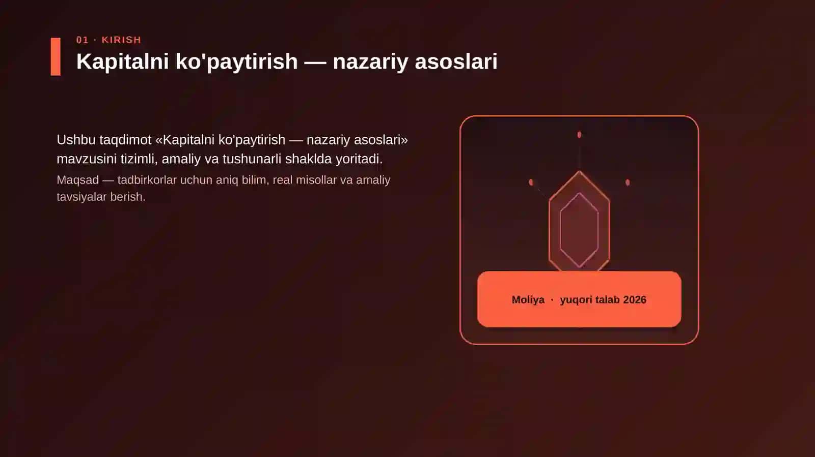 Kapitalni ko'paytirish — nazariy asoslari 3