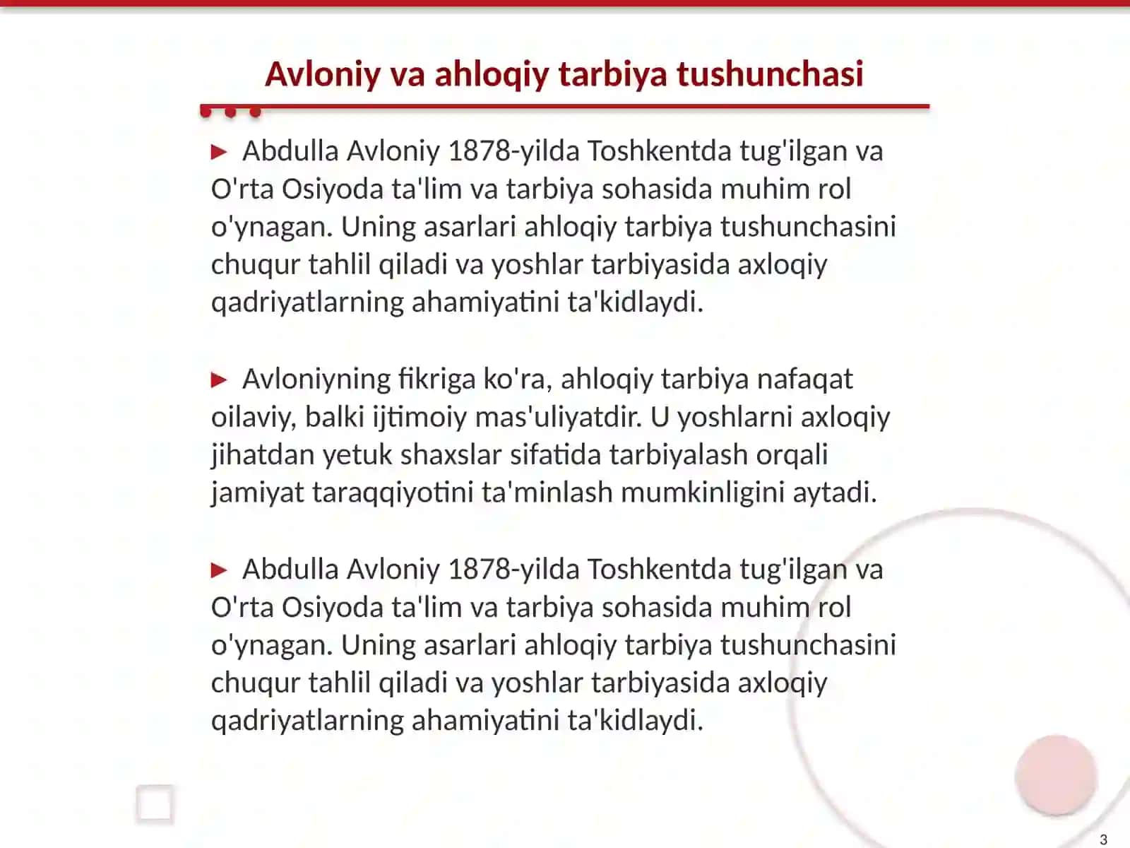 Avloniyning yoshlar ahloqiy tarbiyasiga oid qarashlari 3