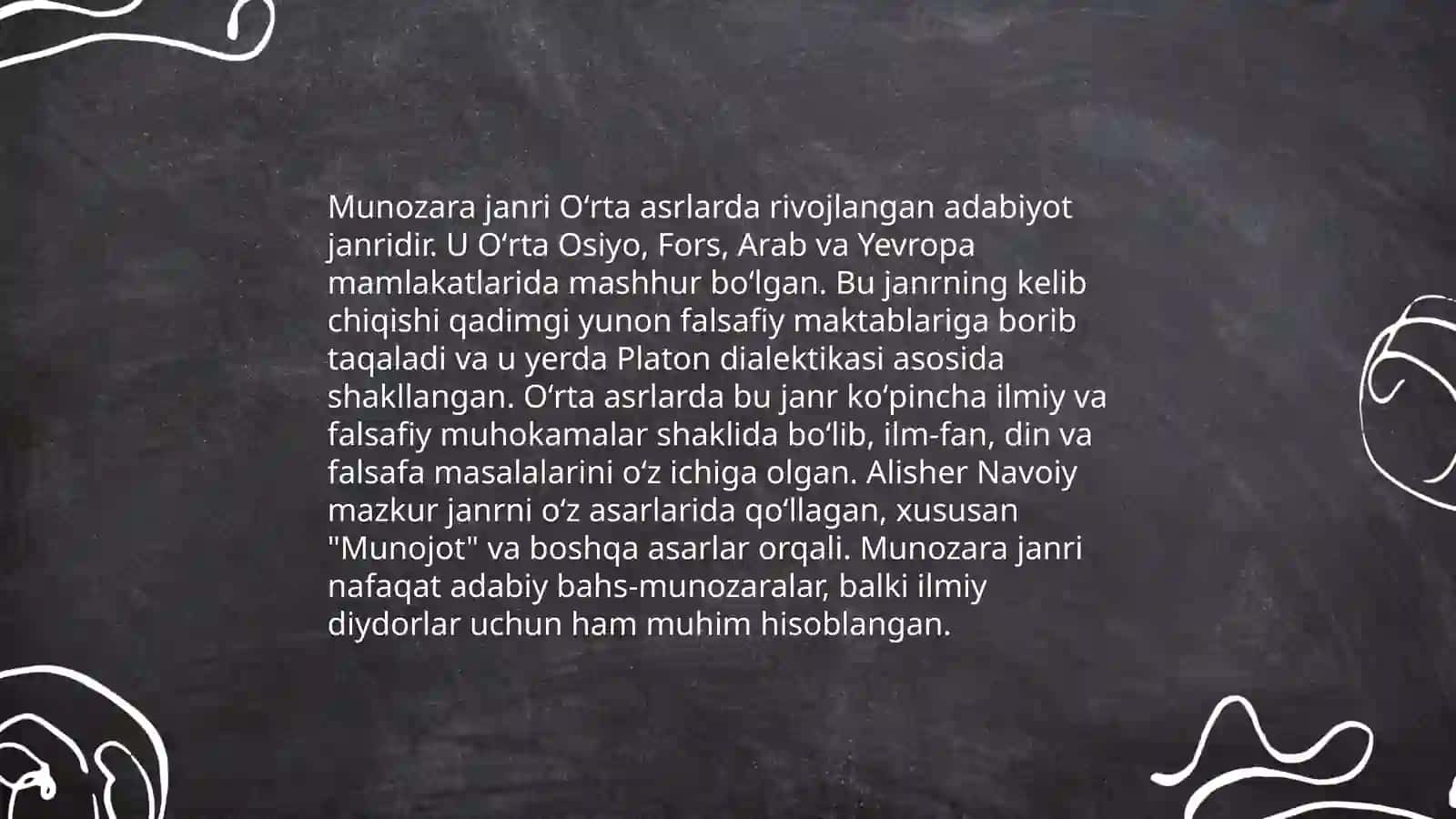 Munozara janri 3