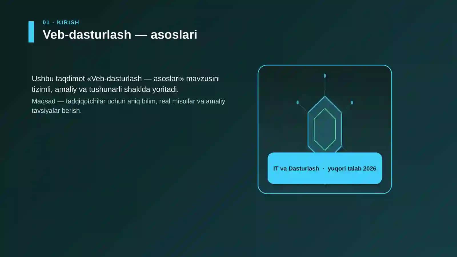 Veb-dasturlash — asoslari 3