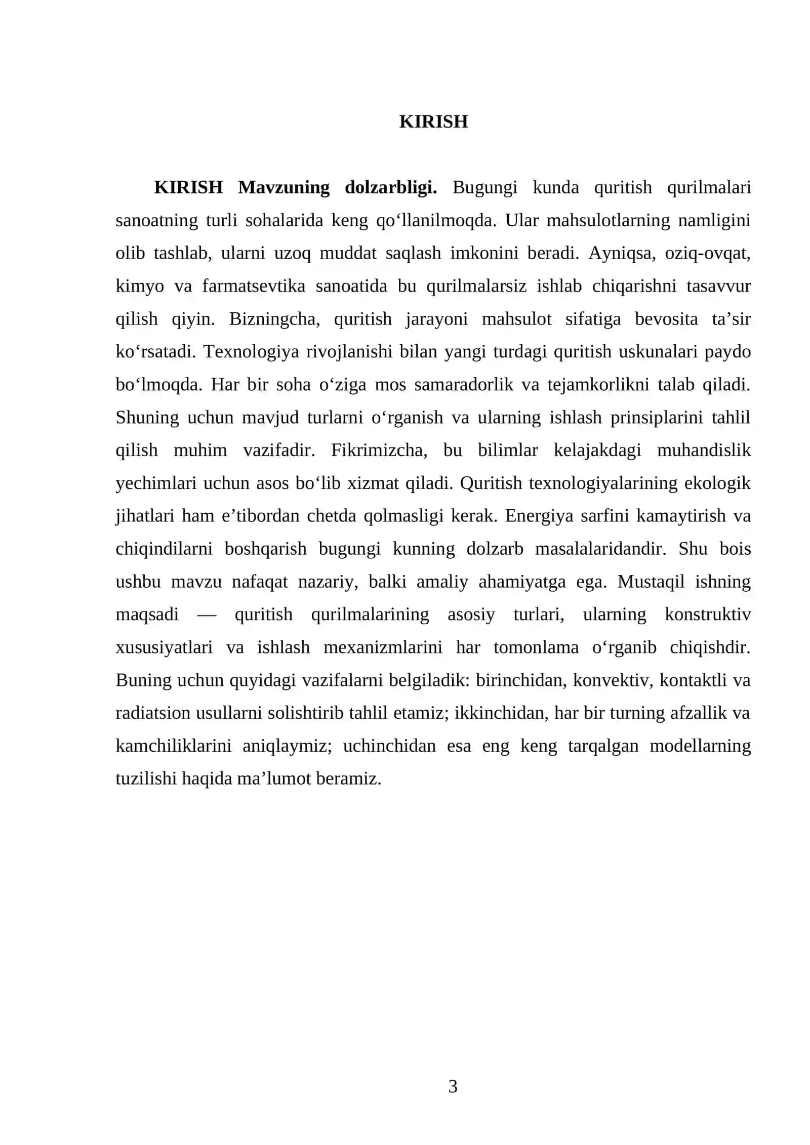 Quritish qurilmalari ularning turlari va tuzilishi hamda ishlash prinsiplari 3