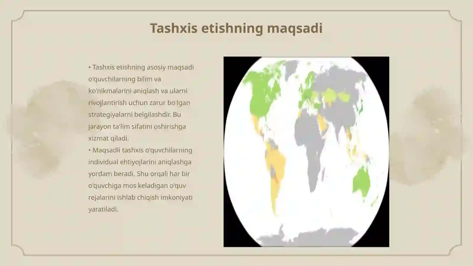 Tashxis etishning maqsadi 3