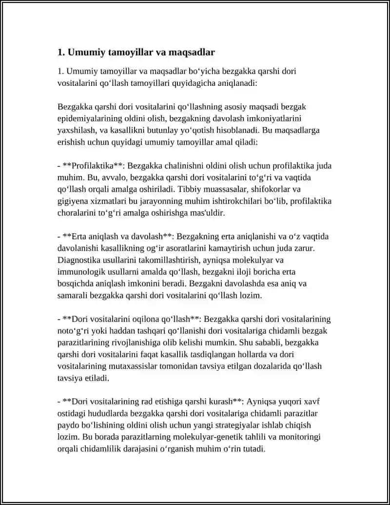 BEZGAKKA QARSHI DORI VOSITALARNI QOLLASH TAMOYILLARI 3