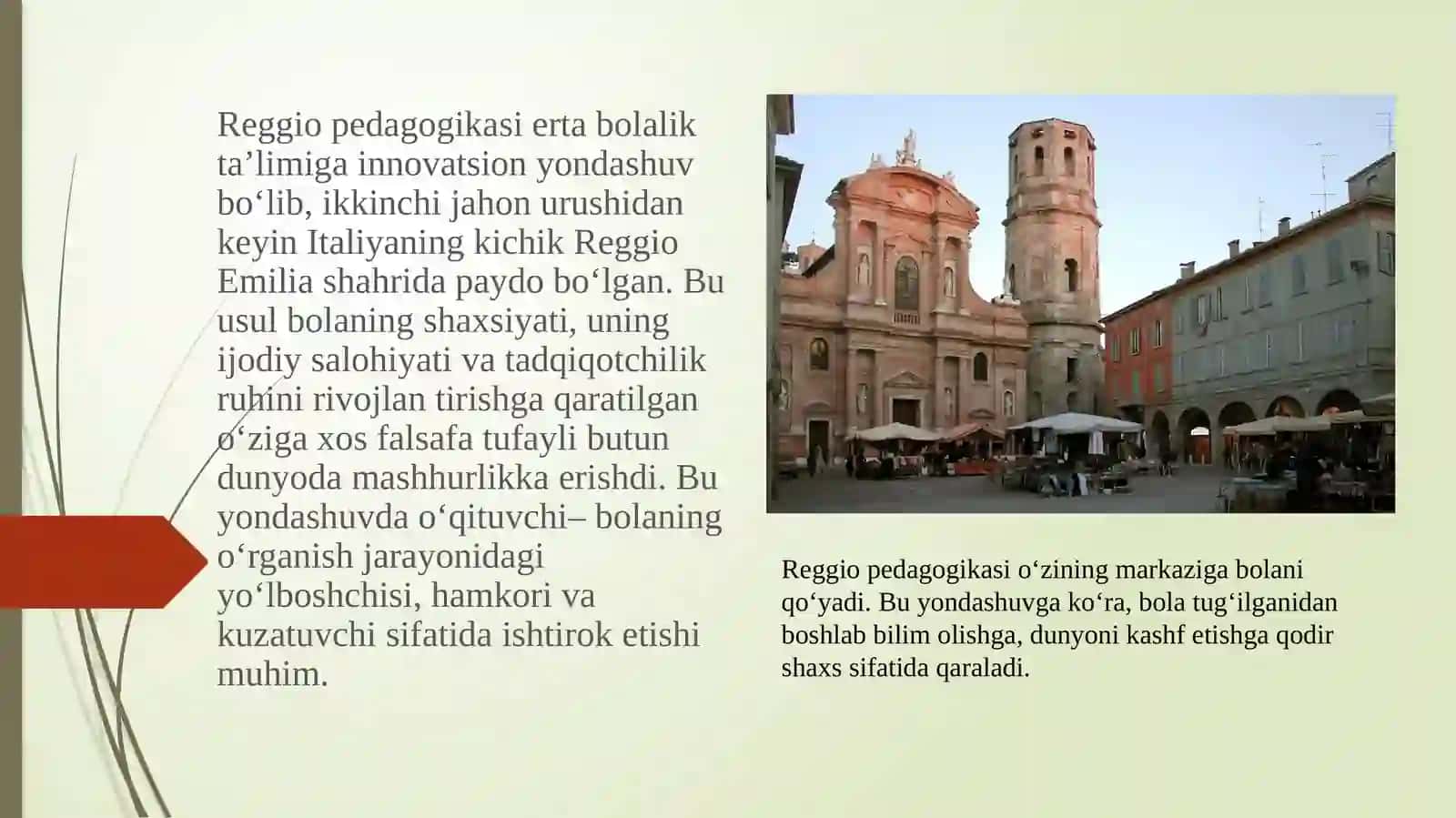 REGGIO EMILIA YONDASHUVI 3