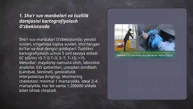 Òzbekiston sharoitida shòr suvlani chuchuklashtirish gòyasini yaratish 3